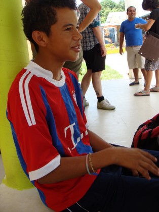 Sixteen-Year-Old Josue from Honduras. La 72 Shelter. 07 August 2015. Photo by Sarah Palay